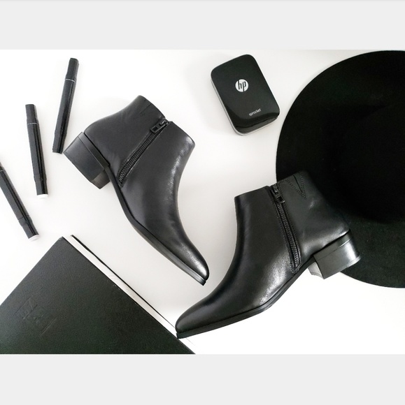 Coach Shoes - NWB COACH BLACK ANKLE BOOTS SIZE 9M
